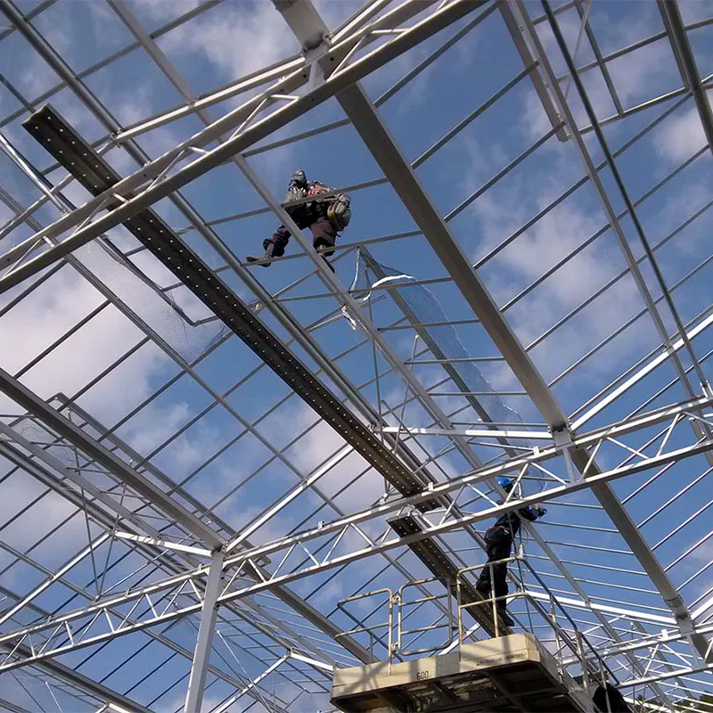 Плёночная теплица с алюминиевым водостоком (4)