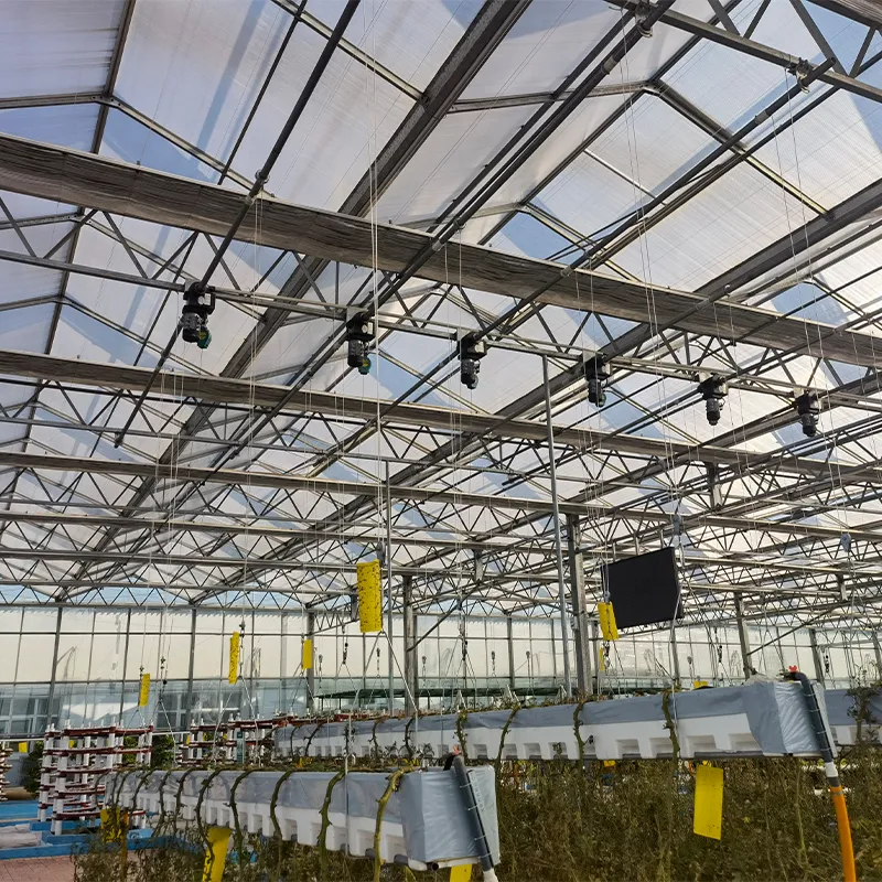 Теплица из сотового поликарбоната для вертикального выращивания (3)